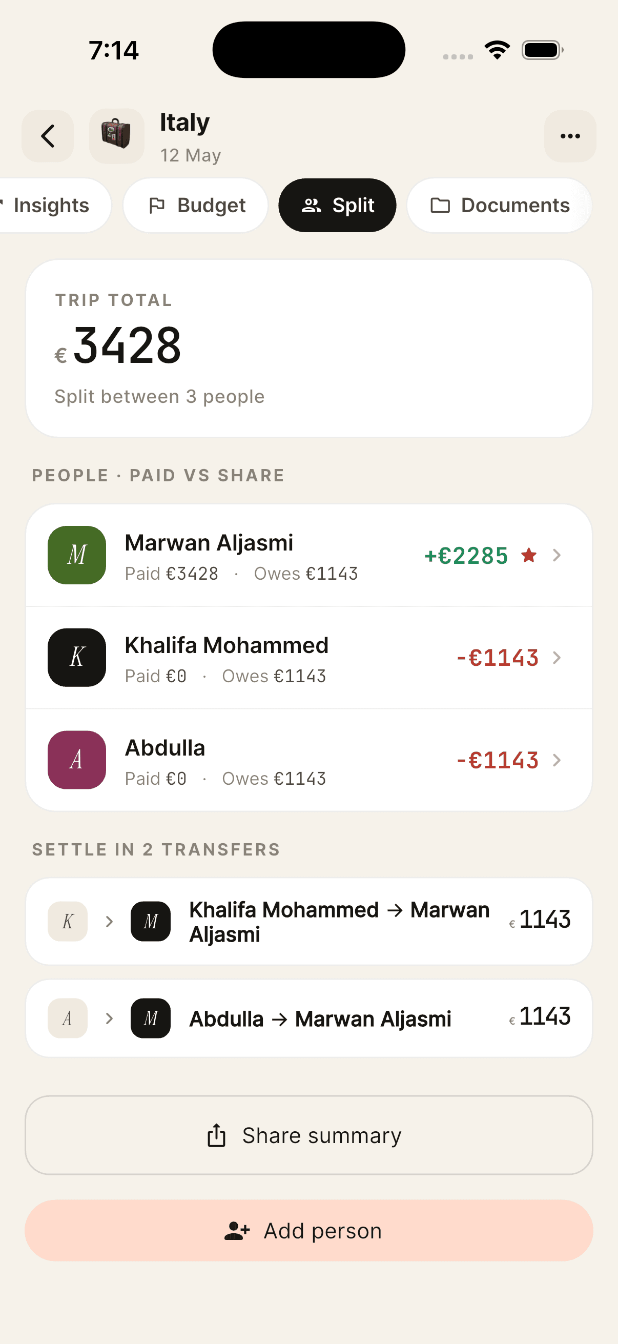 Split costs fairly with anyone